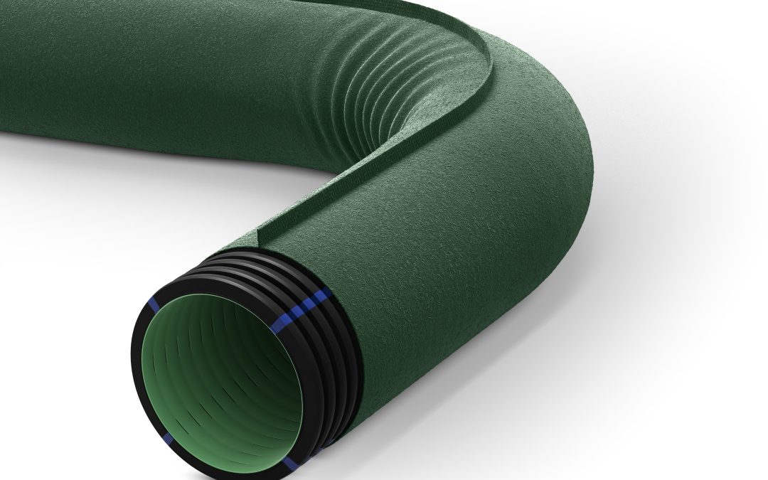 Σωλήνες αποστράγγισης εδαφών με ενσωματωμένο γεωύφασμα